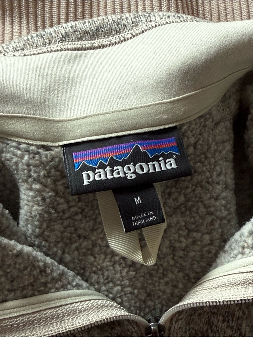 Patagonia Women’s Better Sweater 1/4 Zip Fleece Pullover Birch White Medium - Picture 10 of 14